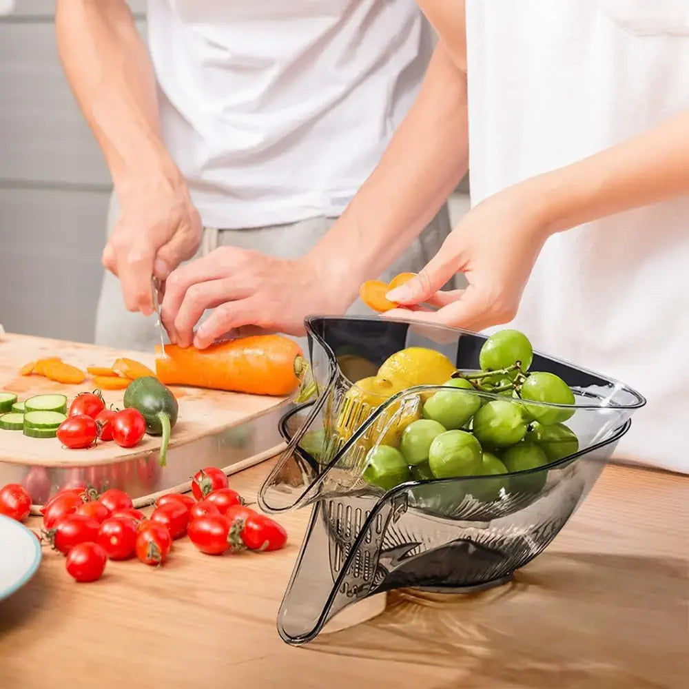 SET D’Égouttoir à aliments multifonction – 3 Pièces