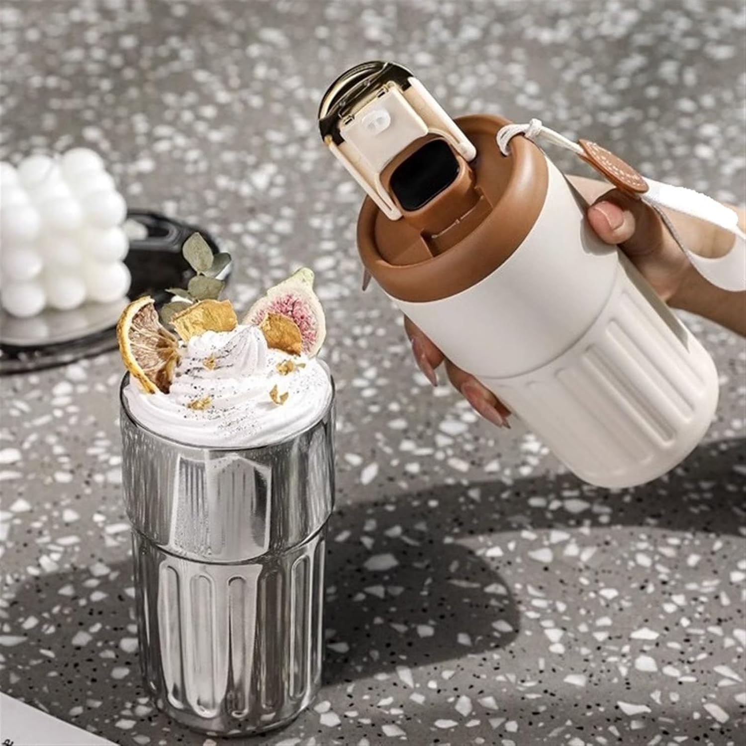 Tasse Isotherme avec Affichage LED